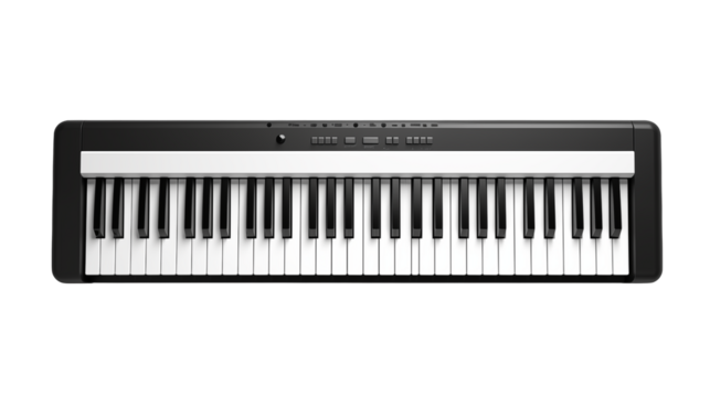 Compact Electronic Keyboard Instrument for Music 