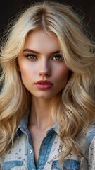 Fototapeta premium Beautiful Blondie Girl