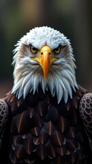 Obraz premium Majestic bird of prey, symbol of freedom and strength