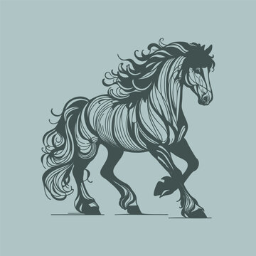 recommend clip art: Horse running