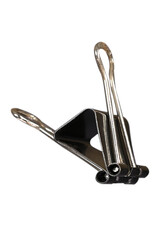 office supplies with binder clips, paper clips in black silver golden cores Realistic design with transparent background for office organization stationery themes