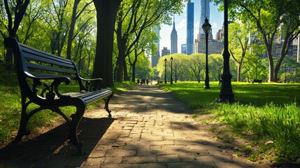 Exploring Green Spaces: The Beauty of Parks with City Skylines Amidst Our Pursuit for Carbon Neutrality