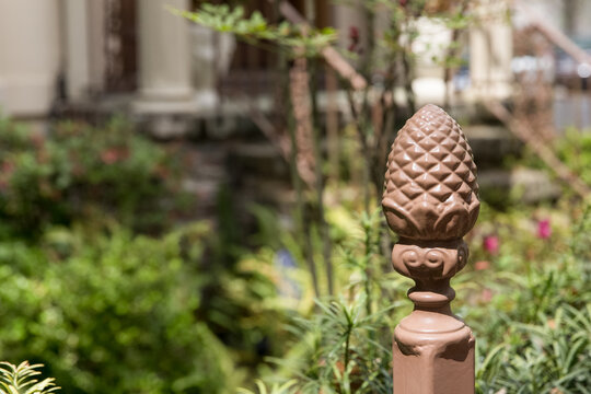Pineapple Fence Post