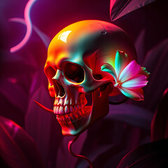 skull, vector, illustration, tattoo, design, wings, rock, symbol, halloween, art, skeleton, wing, grunge, death, head, angel, fire, horror, vintage, shield, bone, sign, gothic, decoration, evil