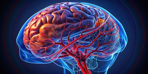 Brain vessel stenosis evaluation via sagittal MRI.