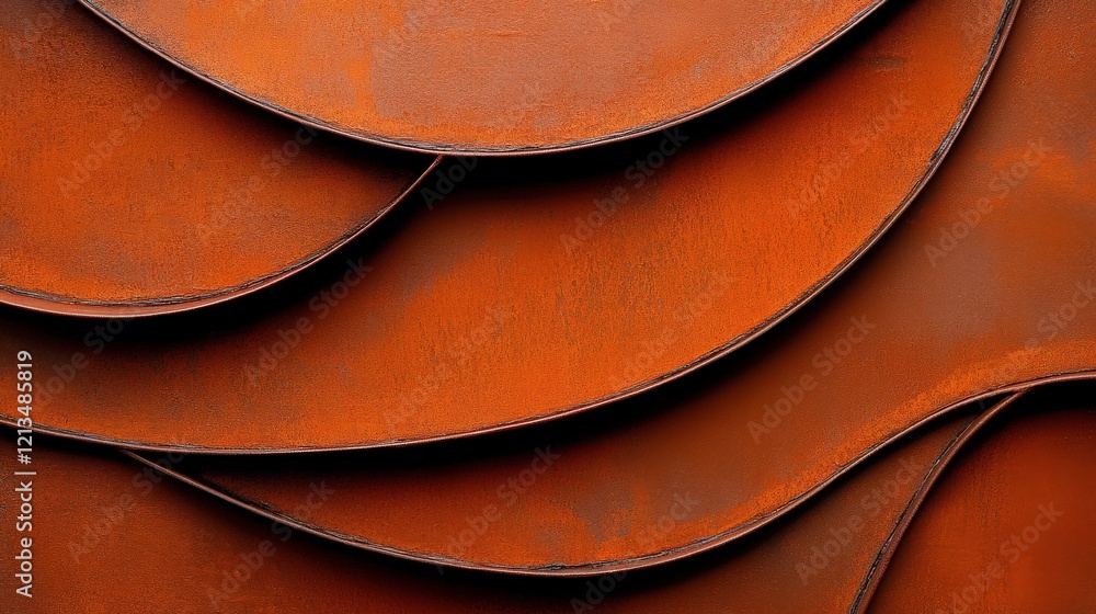 Poster rust metal texture: a captivating close-up shot of rusted metal, showcasing its intricate patterns a