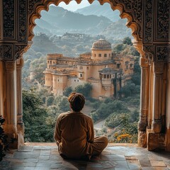 Cultural immersion journey in rajasthan india experiential travel adventure for tourists in a serene heritage environment