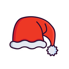 santa claus hat filled style