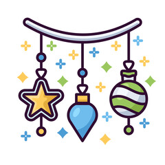 lamp decoration filled style