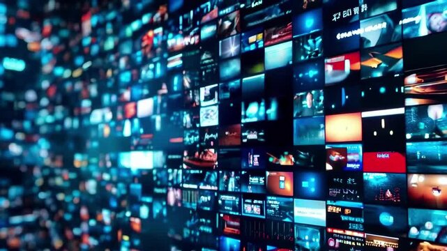 Social networking service,Streaming video,Digital contents concept