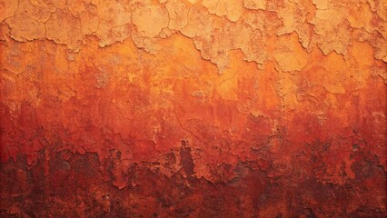 Fototapeta premium Orange and Red Cracked Wall Texture Abstract Background, texture, wall, grunge, abstract background Wall Texture, Abstract Background