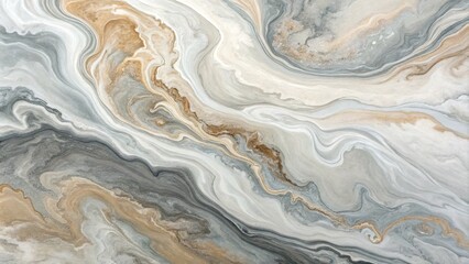 Abstract Fluid Grey and Beige Marble Swirl Painting, Abstract Art, Liquid Art Fluid art, Marble texture
