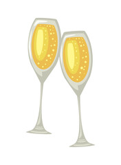 wedding champagne glass