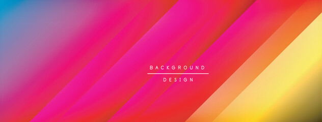 Colorful gradient with lines made of shadow and light. Creative background