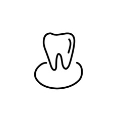 Obraz premium Tooth icon