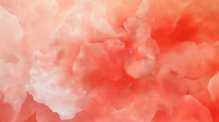 Fototapeta premium Dreamy Red and White Abstract Background with Organic Shapes and Textures