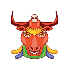losar costume mask