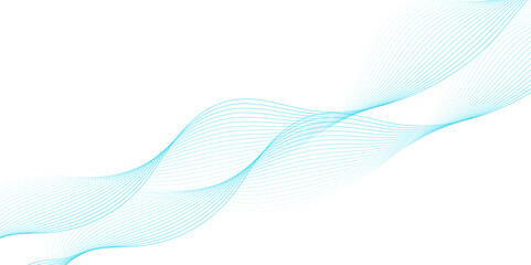 White wave curve lines banner background design. Abstract soft wave lines dynamic flowing blue light isolated background. Vector Illustration of the gray pattern of lines. stripes on white.