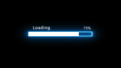 Loading Bar Illustration.