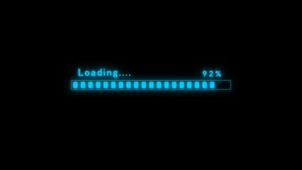Loading Bar Illustration.