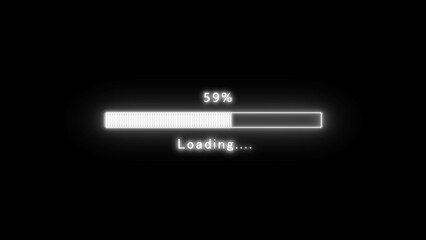 Loading Bar Illustration.