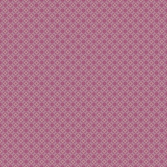 Seamless Geometric Floral Pattern on Pink Background