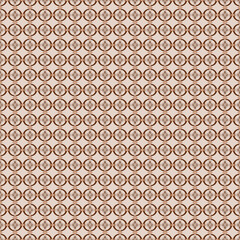 Fototapeta premium Vintage-Inspired Geometric Circle Pattern in Earthy Tones