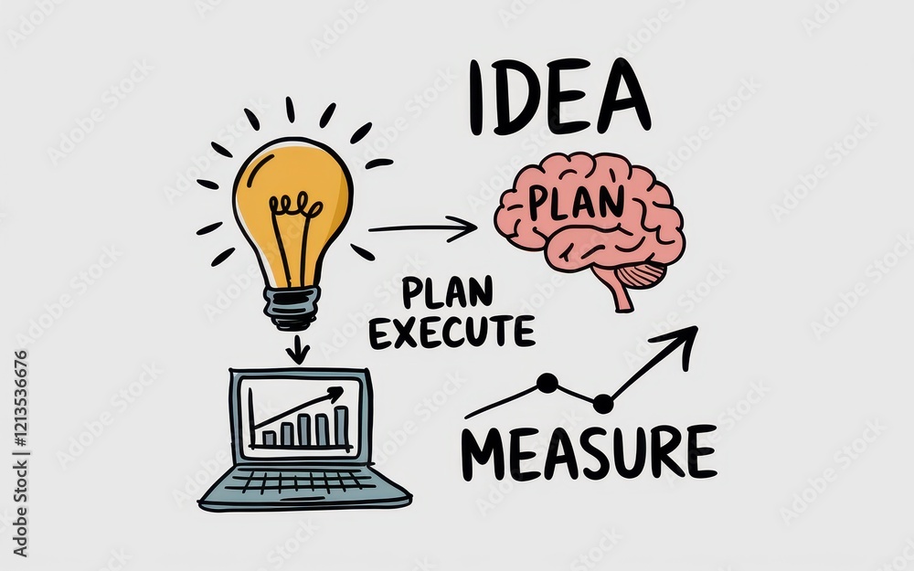 Poster idea generation planning execution and measurement process