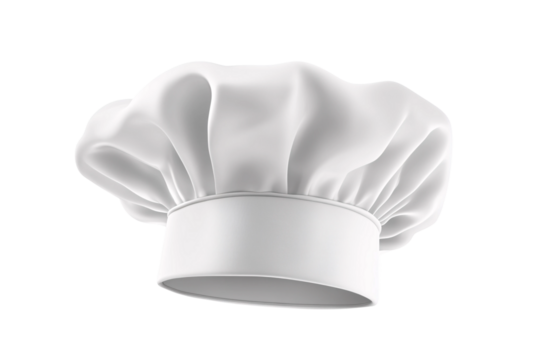 Chef hat isolated on transparent background