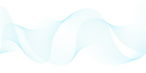 White wave curve lines banner background design. Abstract soft wave lines dynamic flowing blue light isolated background. Vector Illustration of the gray pattern of lines. stripes on white.