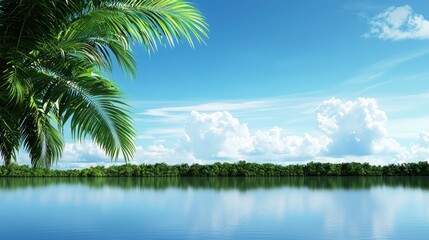 Obraz premium Tropical Beach Serenity