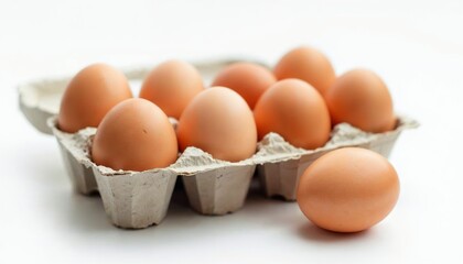Brown Eggs in Carton: A Simple, Natural Still Life