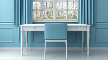 Abstract soft-focus white color interior of a modern, clean workplace with shining light, offering a calming and minimalist background for design concepts or visual projects.