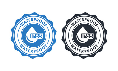 Obraz premium Waterproof ip65 design logo template illustration