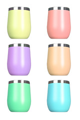 Classic Stay Chill Vacuum Insulated Tumbler, Stainless Steel Beer Mug with Acrylic Lid Double Wall Rugged Metal Tumbler, Dishwasher Safe Insulated Tumbler