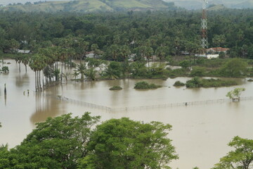 East Sumba, East Nusa Tenggara, Indonesia –  04. 07. 2021 – Cyclone Seroja caused heavy...