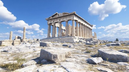 Obraz premium The Acropolis of Athens, Greece
