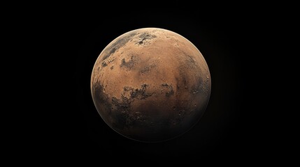 Mars surface, alien planet landscape. Space game background with orange ground, mountains, stars, Saturn and Earth in sky. Vector cartoon fantastic illustration of cosmos and red martian surface