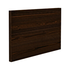 Naklejka premium wooden board isolated on transparent background