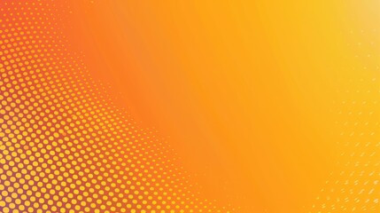 Abstract Orange and Yellow Halftone Background