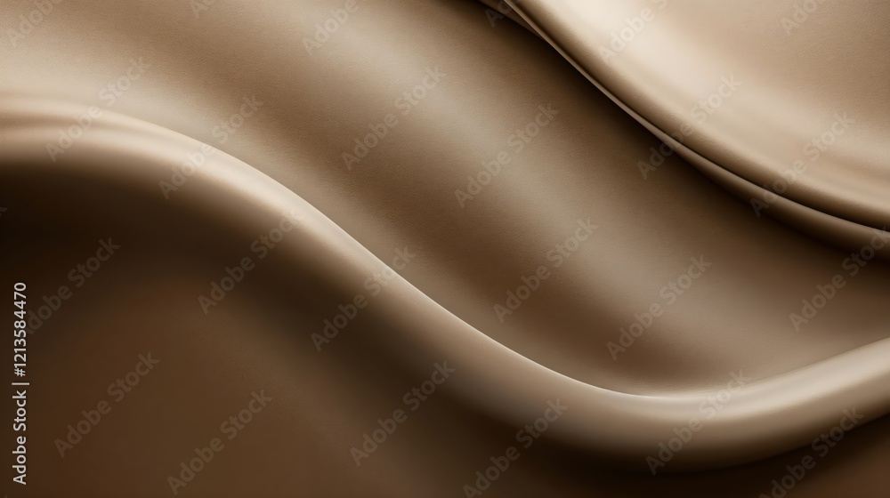 Poster abstract texture with wavy lines in brown tones, silky fabric look.use for design projects. textile 