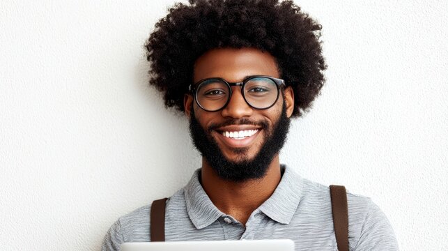 Engaging student demonstration classroom portrait photo indoor close-up learning environment