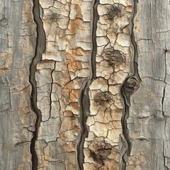 Close-up of cracked tree bark texture.