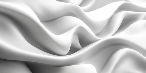Obraz premium Modern Abstract 3D Digital Background with Smooth Flow, Generative AI
