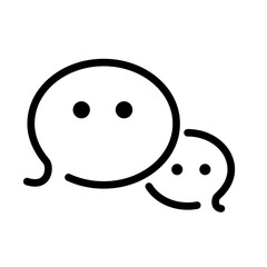 Little sigh outline  icon pack