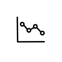 Growing graph icon. Chart icon. diagram icon