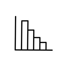 Growing graph icon. Chart icon. diagram icon