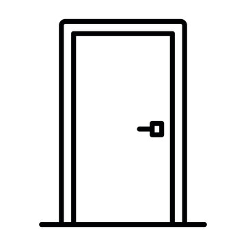 recommend clip art: door sign symbol vector icon