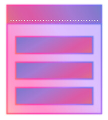 Obraz premium Cyberpunk UI neon browser pop up