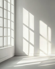 Minimalist Interior Design with Natural Light and Shadows